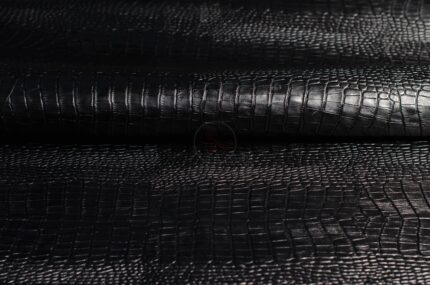 Crazy Horse Reptile Skin,  Black