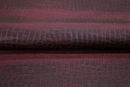 Crazy Horse Reptile Skin, Bordeaux
